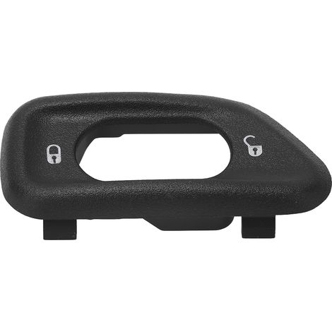 Marco del interruptor de la puerta delantera con protector para Jeep Wrangler JK 2011-2018 ABS Reemplazo directo (1/5)