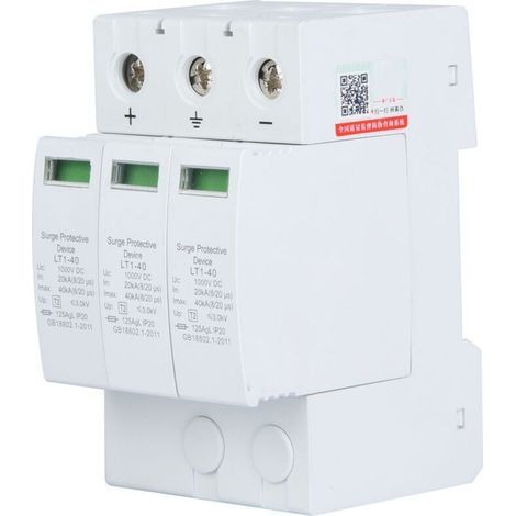 Dispositif de protection contre les surtensions domestiques 3P 40KA (1/4)
