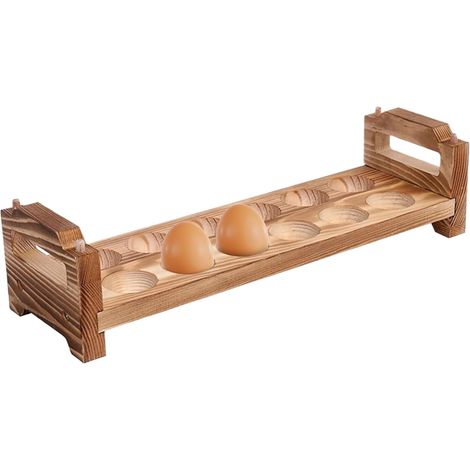 Porte-œufs en Bois Empilable - Plateaux Empilables pour (1/5)