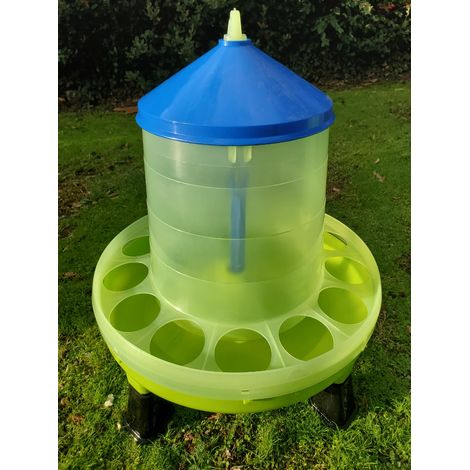 Mangeoire Volailles À Pieds En Plastique Recyclé Eco 12kg (1/5)