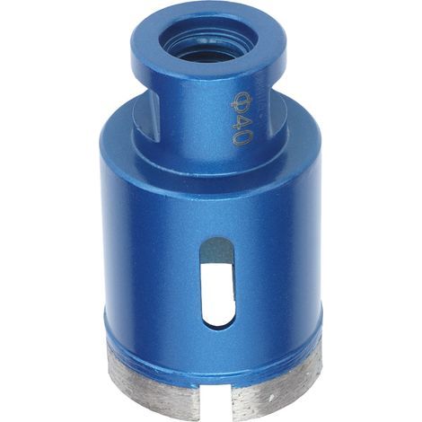 Carotte diamantée 40mm, scie cloche pour percer béton, granit, ouvreuse de trous pour perceuse (1/5)