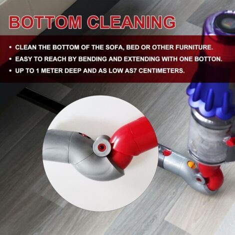 Convient pour Dyson aspirateur bas convertisseur tête de rotation adaptateur v7v8v10v11 tête d'aspiration accessoires (1/4)