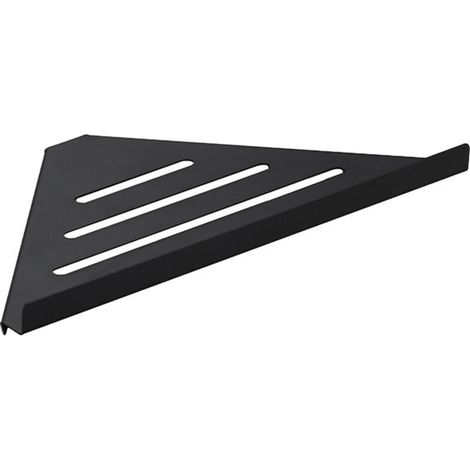 Étagère de douche triangulaire, porte-savon mural pour salle de bain, cuisine, noir, 1 pièce (1/5)