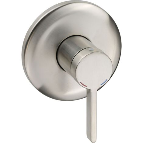 Miscelatore monocomando doccia incasso 1 via colore nickel spazzolato con corpo incasso Pollini Lumea LT70003042F Nichel spazzolato (1/3)