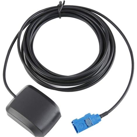 Aktive GPS-Antenne – 1 Stück – FAKRA-C – 28 dB Verstärkung – Kompatibel mit Fahrzeugen von Dodge, Jeep und Chrysler – 3 m Kabel (1/5)