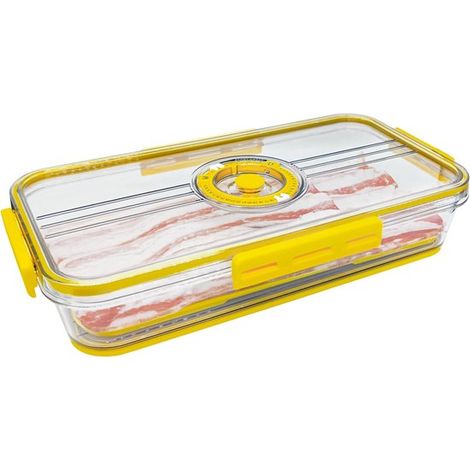 Contenitore ermetico per pancetta con coperchio, contenitore di alta qualità per salumi, formaggi, biscotti e preparazioni. (1/5)