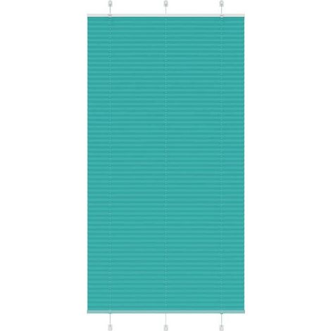 4015417 Store plissé vert pétrole 110x200cm largeur du tissu 109,4cm (1/5)