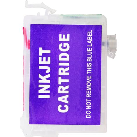 Cartouches d'encre PP rechargeables de remplacement pour impression couleur noir et blanc pour Stylus T25 TX125 TX135 Rouge (T1333) (1/5)