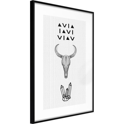 Affiche Murale Encadrée "Spirituality" 21 x 30 cm Noir