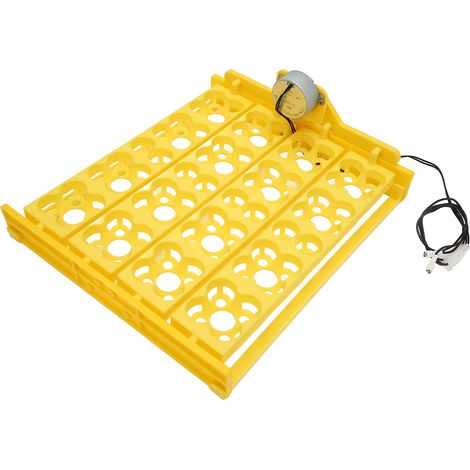 Plateau de retournement d'œufs multifonction automatique pour 16 œufs de canard ou 72 œufs de caille, incubation AC220V (1/5)
