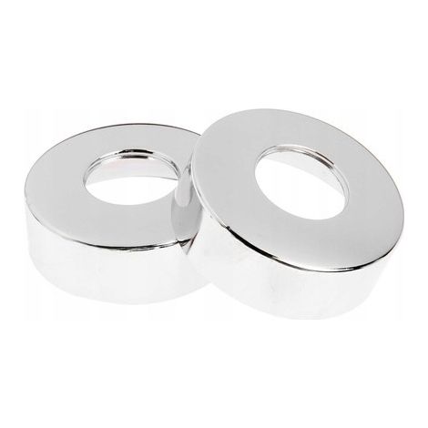 2 rosetas para grifos redondos, tapa de 3/4, juego de 2 rosetas (1/4)