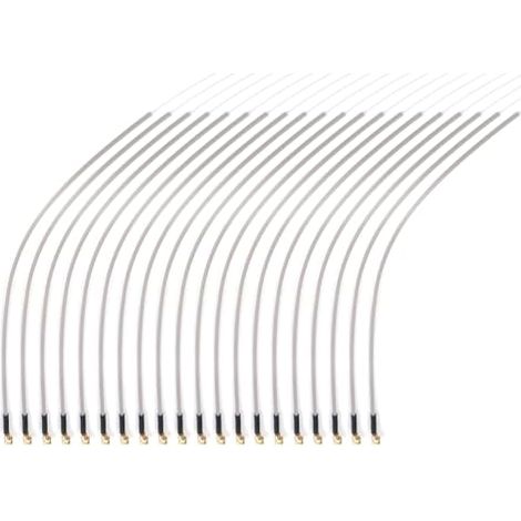 Antenne De Récepteur d'avion 2.4G, 20PCS ABS Port IPEX Compatible avec L'antenne Plastique Tuyau Tube Aérien RC Hobby Modèle Voiture Bateaux Pièces Rechange (1/5)