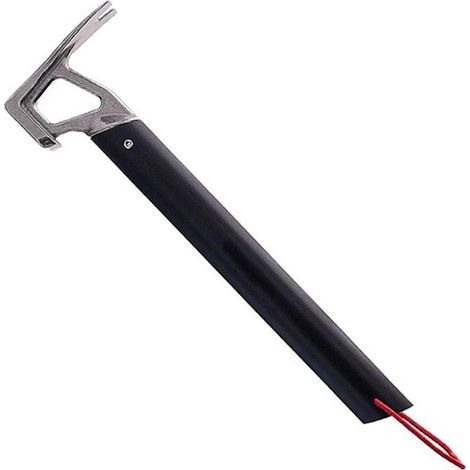 Camping Hammer, Multifonction Camping en Plein air Mallet Aluminium Tente Marteau avec Tente pieu Remover (1/5)