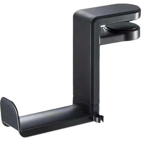 BRAVIX Support De Casque, Support De Casque Réglable, Support Casque Pour Bureau, Support Casque Universel, Support Pour Casque Gamer, Avec Rotation À 360° Et Un Serre - Câble Pour Tables, Étagères