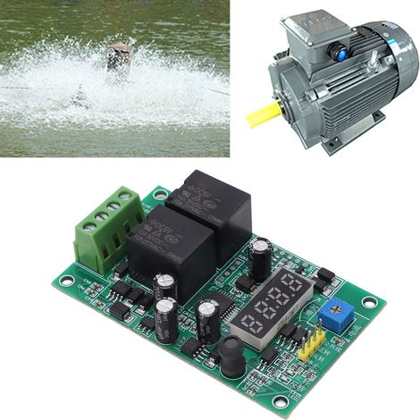 Carte de commande du module de commande à distance pour moteur CC avant/arrière avec protection contre les surintensités/surcharges/surtensions/blocage du rotor (12V/24V) (1/5)