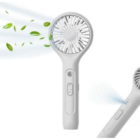 Ventilateur portable avec fonction brumisateur, mini ventilateur de table USB avec batterie rechargeable-AquaForge (1/5)