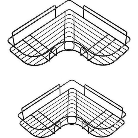Étagère de douche, organisateur d'angle de douche, rangement pour cuisine et salle de bain (1/5)