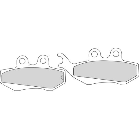 Plaquette de frein Semi-Métal Eco-Friction Route - R90