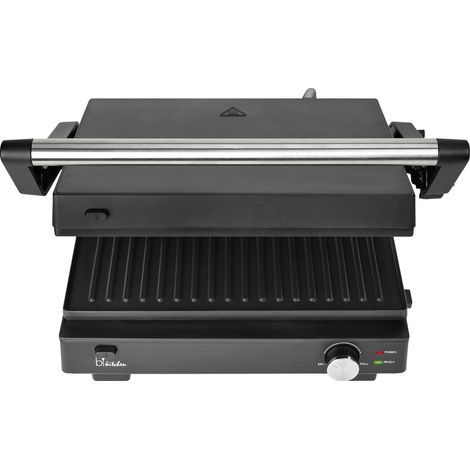 BiKitchen grill 200 Elektro Kontaktgrill Kontrollleuchte, klappbar, stufenloser Temperaturregler Sc (1/4)