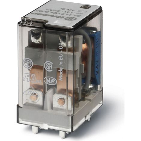 Relais de puissance CI 2RT 12A 12V DC FINDER 564290120000PAS (1/2)