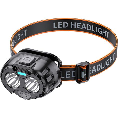 Haiaveng Lampe Frontale LED Réglable avec 3 Modes étanche (1/5)