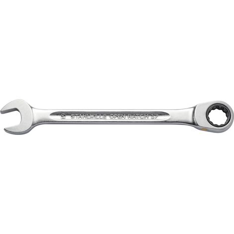 Stahlwille 40171313 17F 13 FLACH Maul-Ringratschenschlüssel Schlüsselweite (Metrisch) 8 - 19 mm