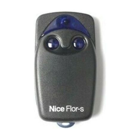 Nice – Wandfernbedienung (433,92 MHz) – Selbstlernprogrammierung – 150 m Reichweite – Batteriebetrieb (12 V, 23 A) – Schutzart IP40 – FLO 2 RS (1/2)