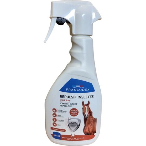 Spray Répulsif Insectes à l Icaridine pour chevaux - 500 ml - Francodex - Francodex (1/4)