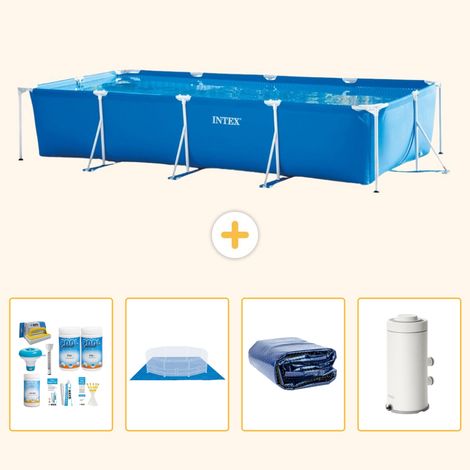 Intex Piscine Tubulaire Rectangulaire - 450x220x84 cm - 5-pièces  S115 (1/5)