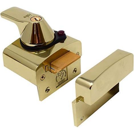 Yale Locks BS1 Verrou de surete Conforme aux normes britanniques Brasslux Visi 60 mm (Import Grande Bretagne)