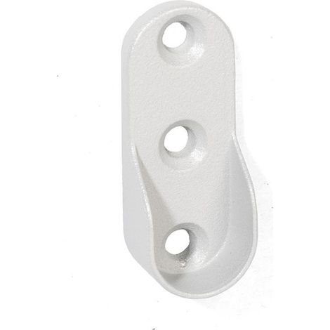 HERRAJES ALK soporte tubo oval meganeko gris/negro acabado gris (1/2)