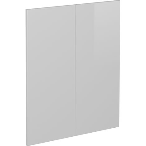 Façade de cuisine R-Line, Blanc Haute brillance, 59.2x71.3cm façade de meuble pour meuble bas, Vicco (1/5)