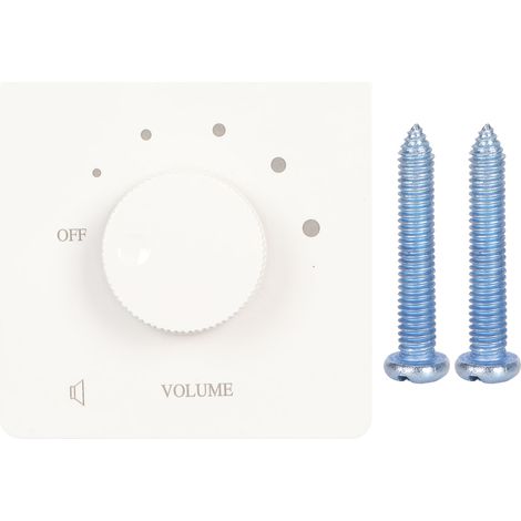 Potentiomètre professionnel 50W, 5 vitesses de réglage, contrôleur de volume blanc pour enceintes domestiques (1/5)