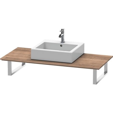 Console Duravit X-Large Console per lavabi da appoggio e lavabi da incasso, 025C, con un foro, per la versione a parete, profondità 550 mm, Colore (anteriore/corpo): Ciliegio del Ticino - XL025C07373