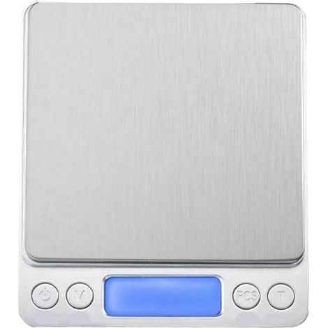 Balance électronique de cuisine Balance de cuisine numérique mini poche en acier inoxydable, précision for la bijouterie, électronique(3kg/0.1g USB)