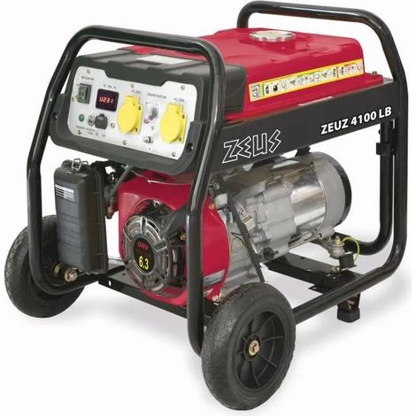 Zeuz 4100 LB Generator rot 3300 W maximale Leistung