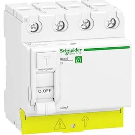 Schneider Electric Resi9 interruptor diferencial blanco 63A 30mA