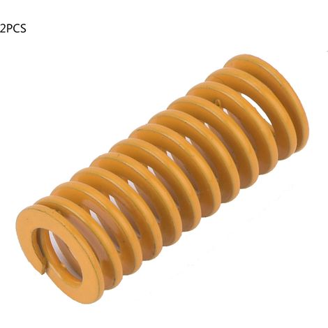 2pcs OD 10mm ID 5mm High Accuracy Steel Yellow Less Light Load Mould Die Spring (TF1060mm) (1/5)