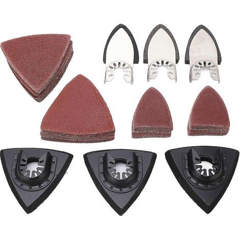 106-teiliges Set mit Schleifpads für Metall (Oszillationswerkzeug), 6-teiliges Set mit Fingerdreieck-Schleifpads, 100-teiliges Multitool-Set