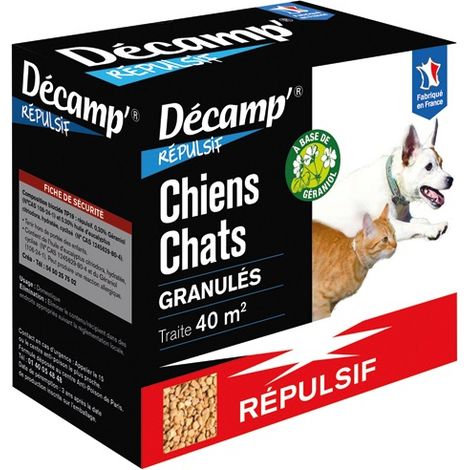 Repelente para perros y gatos en gránulos 400g Crea - Decamp