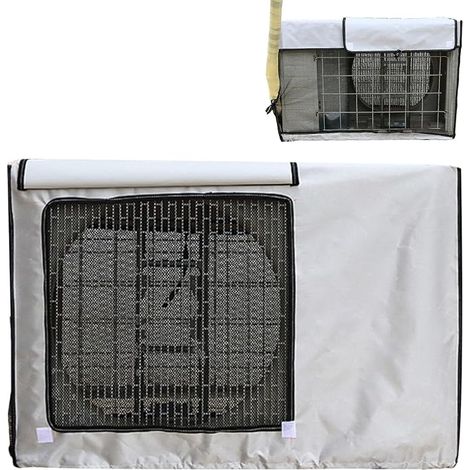 Pare-pour climatiseur Housse de protection solaire pour climatiseur Couverture de climatiseur d'isolation, couverture imperméable de thermopompe (1/5)