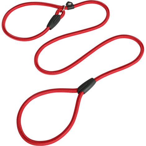 Strapazierfähige, verstellbare Hundeleine aus Nylon, ideal für Spaziergänge und Training. (1/5)