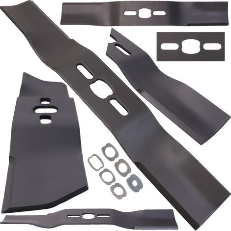 Lame universelle de tondeuse 48cm pour Rasenmäher ⌀10 16 18mm (1/5)