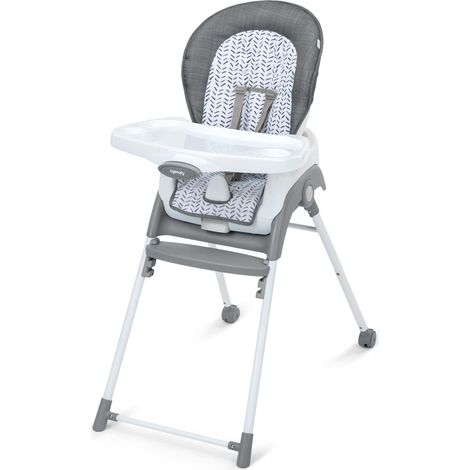Chaise Haute Pliable 6-en-1 pour Bébé, 6 Façons de l'Utiliser, Chaise pour Tout-Petit, Jambes Pliables, 6M-5Y (1/5)