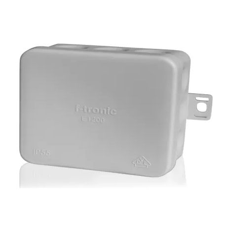 F-TRONIC Abzweigkasten E1200, 80x80x37 mm, grau (1/2)