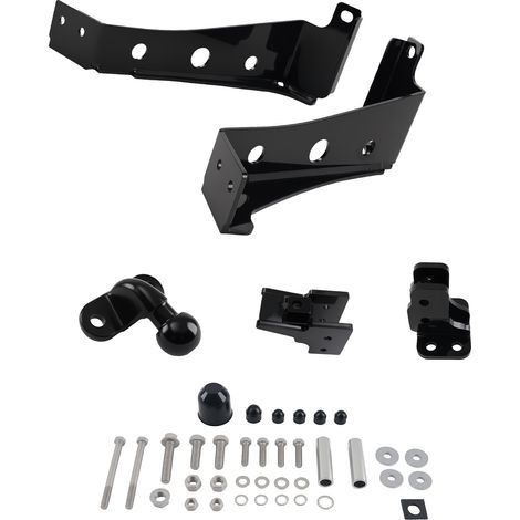 Black Rear Hitch Mount Towbar for Land Rover Discovery 3 4 2005-2017 Steel