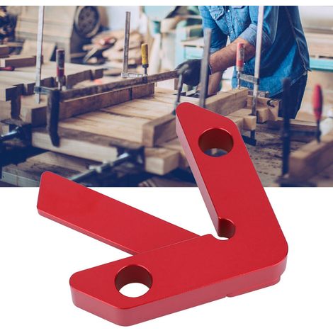 Petit outil de traçage et de mesure pour le travail du bois : équerre de centrage 45°/90° (1/5)