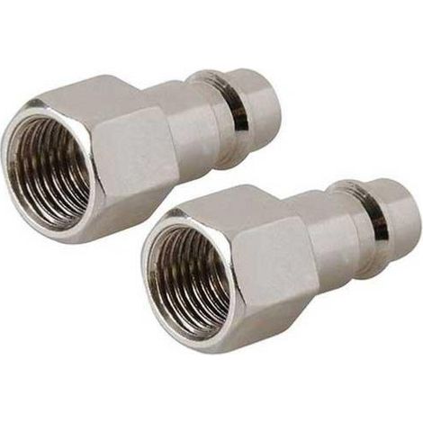 EMBOUTS F (2) COUPLEUR TYPE EURO LINE TARAUDE 1/4 BSP (1/2)