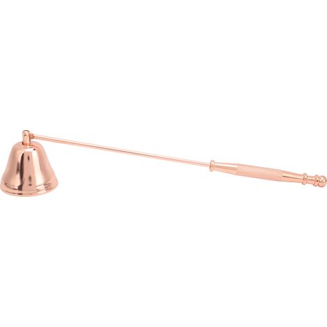 Éteignoir à Bougie en Acier Inoxydable avec Long Manche Accessoire Or Rose (1/5)