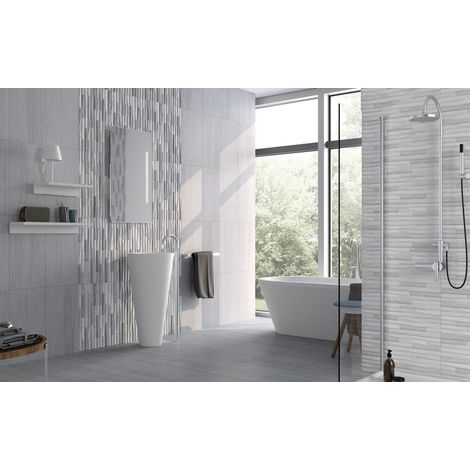 Perpignan – Baldosa porcelánica efecto piedra artesanal · suelo y pared - Taupe - 31,6x60,8 cm Relieve - Palet · 40 cajas (46,12 m²) (1/5)